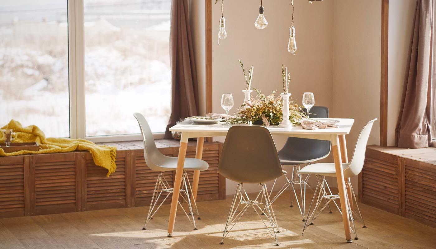 Cadeiras e mesa de jantar: formas de combinar - Móveis para casa